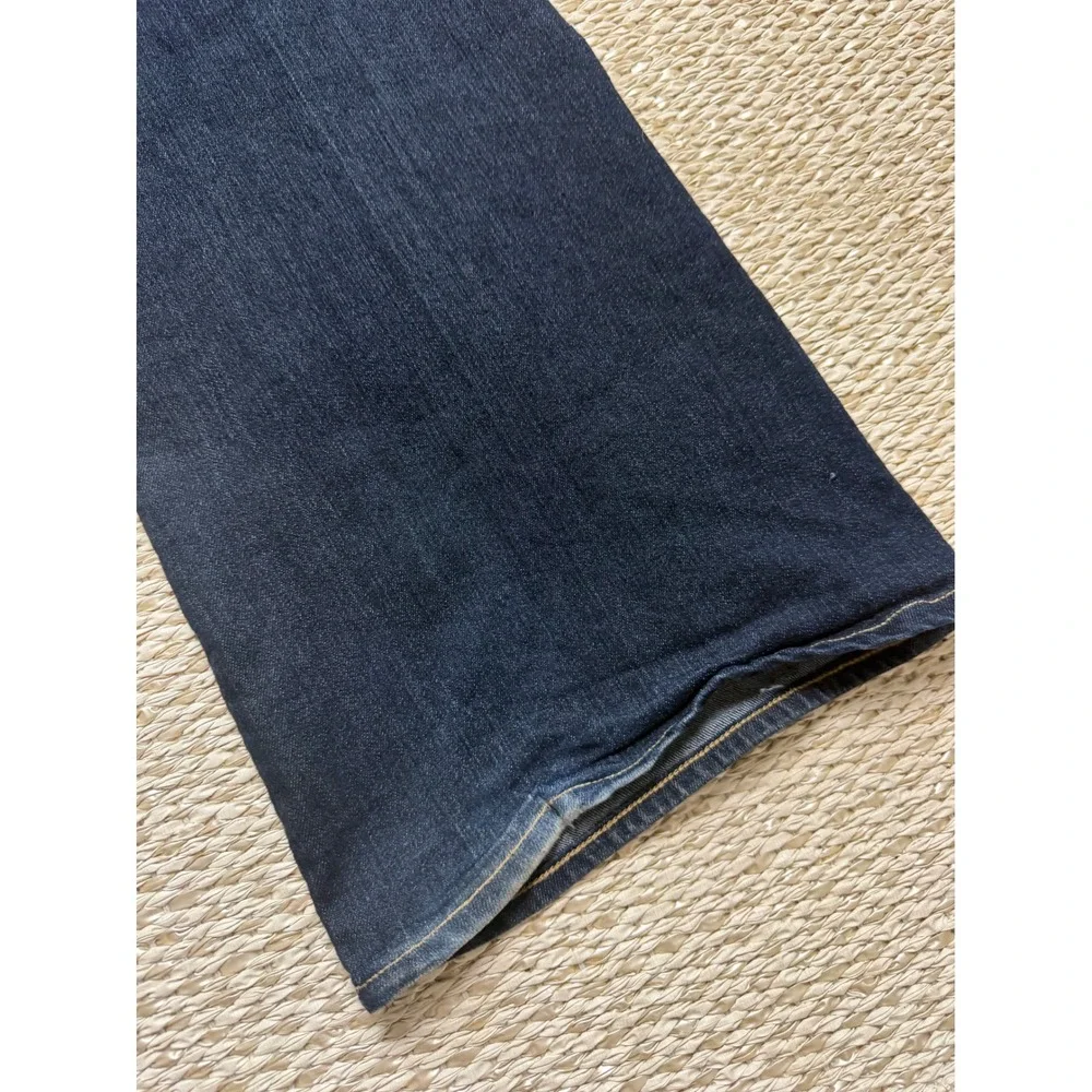 Paige Skyline Boot Dark Wash Bootcut Jeans Size 32‎ Womens Stretch Denim